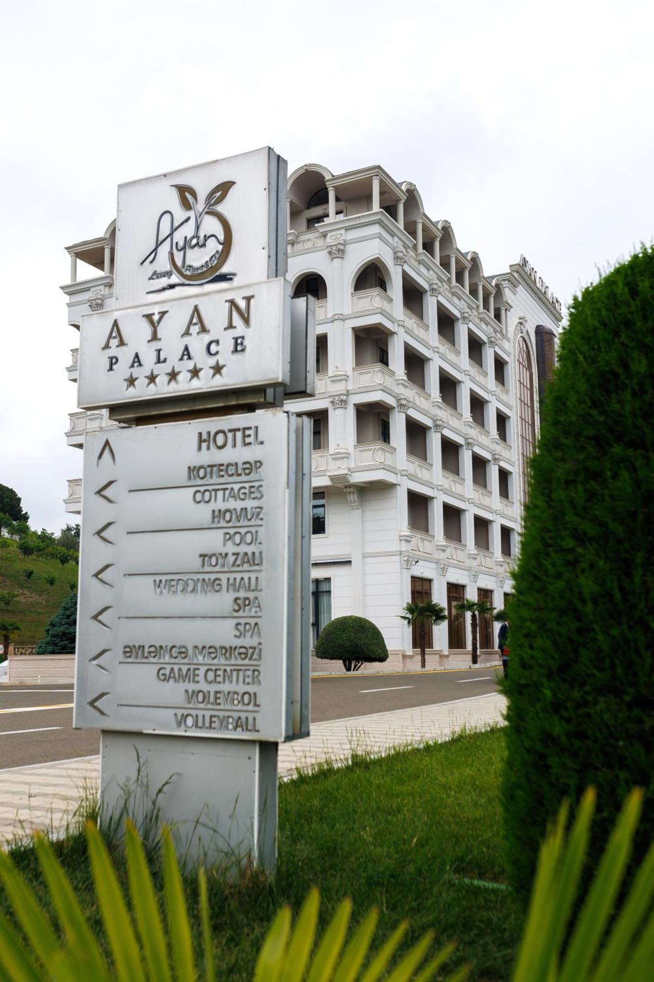 Ayan Palace Hotel Tovuz Extérieur photo