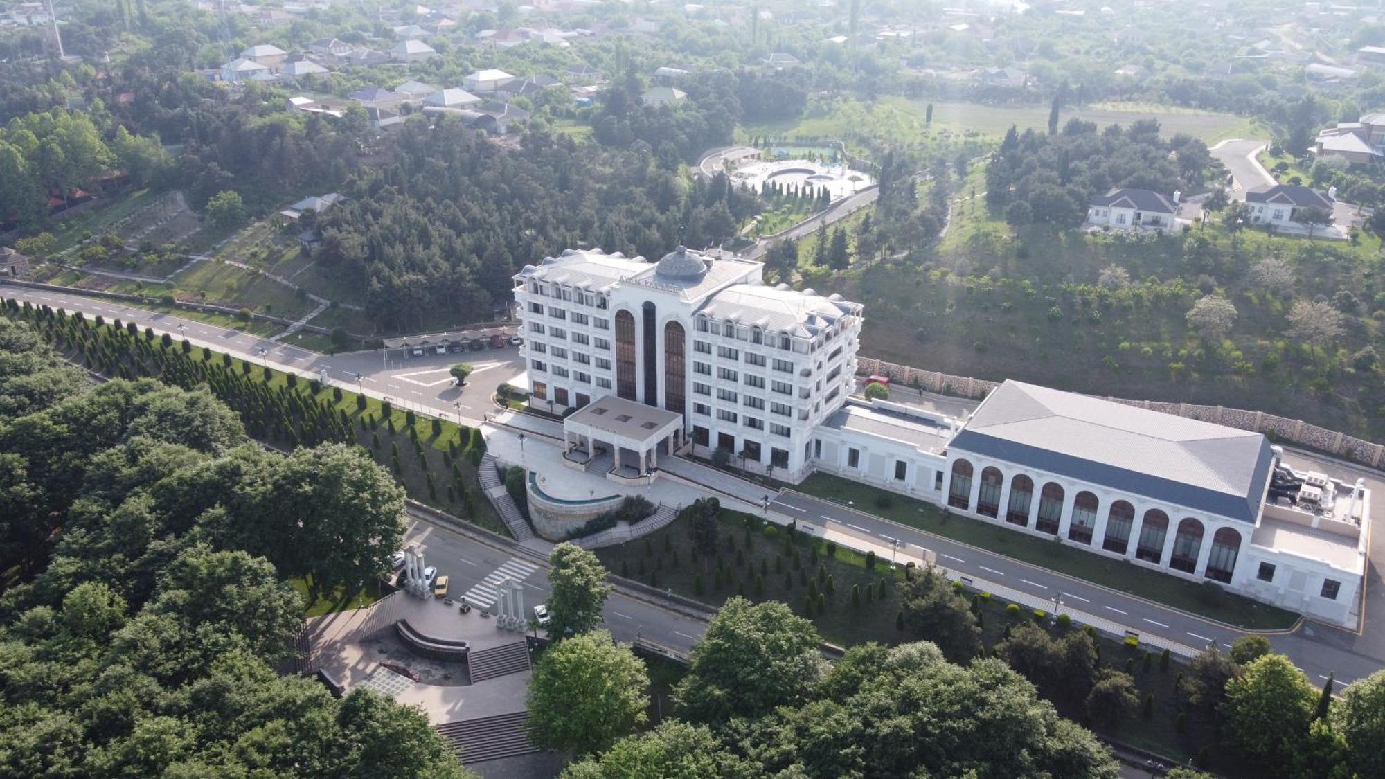 Ayan Palace Hotel Tovuz Extérieur photo